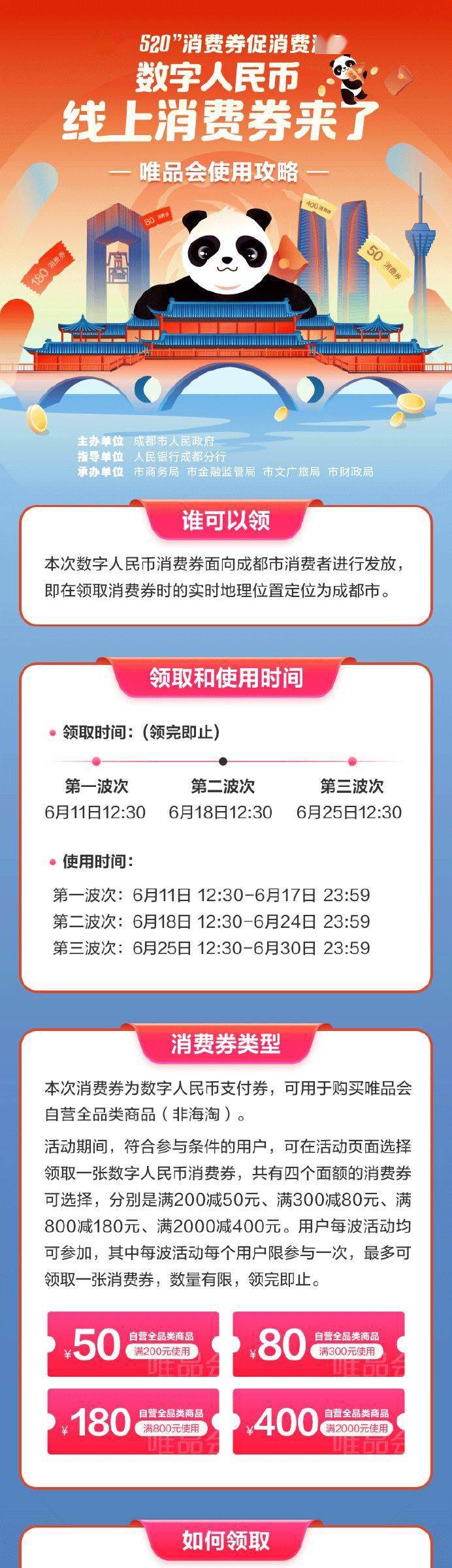 最高可减400元！今天12点半<strong></p>
<p>半元币</strong>，成都数字人民币线上消费券走起！