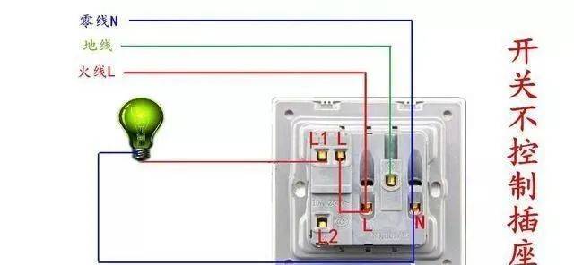 一灯单控；双控；三控；四控的实物接线图解