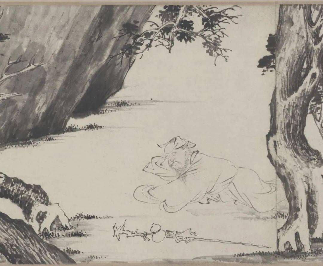 唐伯虎白描人物<strong></p>
<p>伯虎币</strong>，线条太美啦！