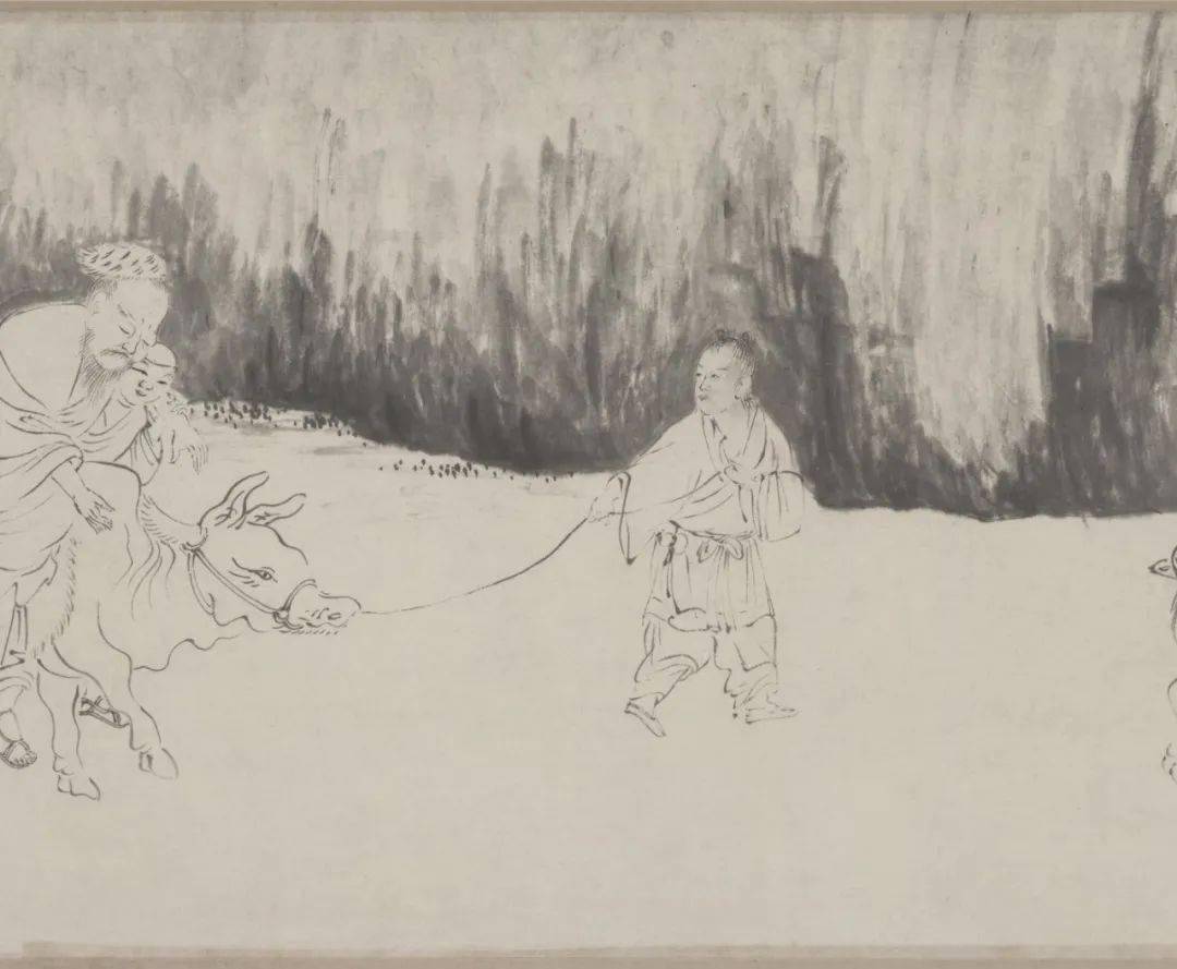 唐伯虎白描人物<strong></p>
<p>伯虎币</strong>，线条太美啦！