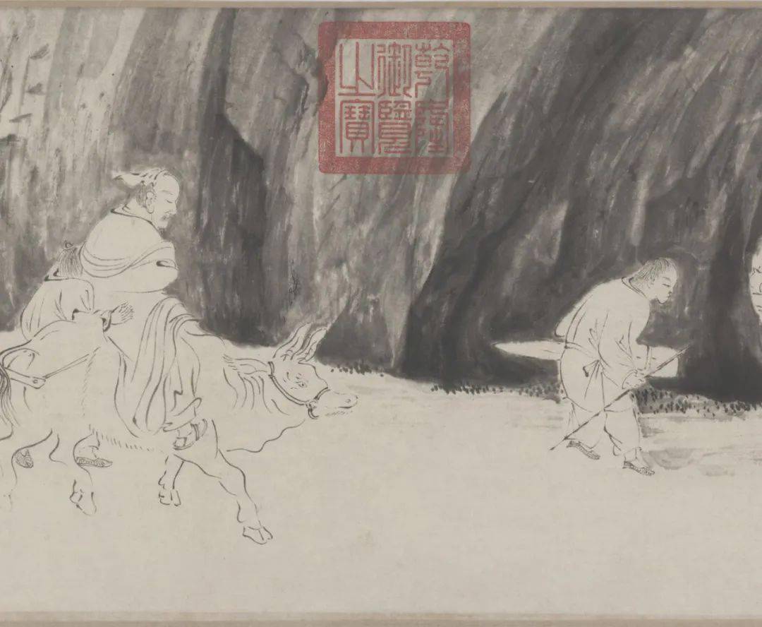 唐伯虎白描人物<strong></p>
<p>伯虎币</strong>，线条太美啦！