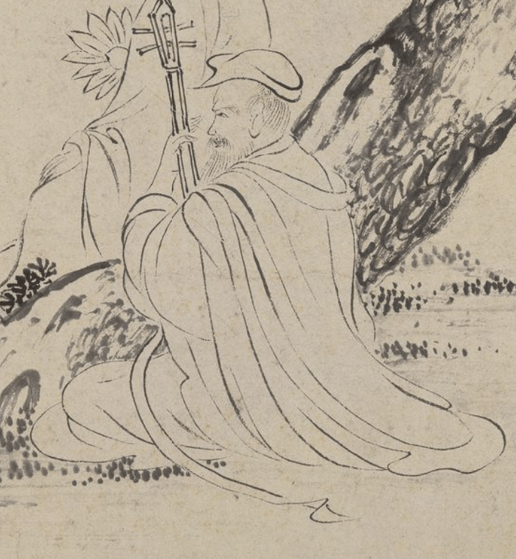 唐伯虎白描人物<strong></p>
<p>伯虎币</strong>，线条太美啦！