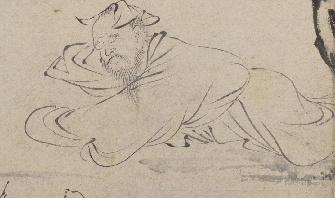 唐伯虎白描人物<strong></p>
<p>伯虎币</strong>，线条太美啦！