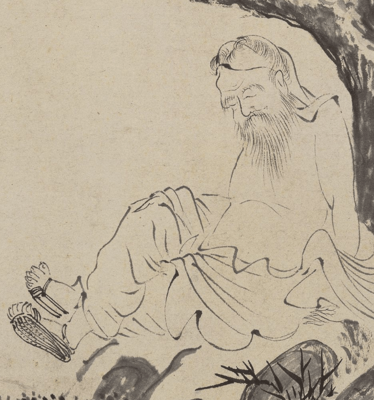 唐伯虎白描人物<strong></p>
<p>伯虎币</strong>，线条太美啦！