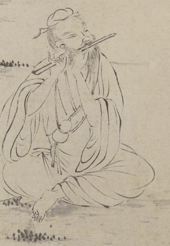 唐伯虎白描人物<strong></p>
<p>伯虎币</strong>，线条太美啦！