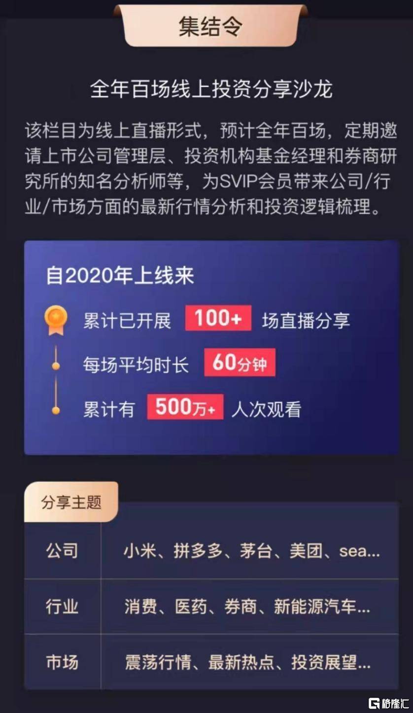 “市场行业展望及复盘“ | 格隆汇超级会员日