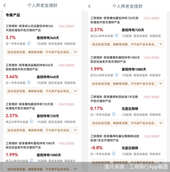 个人养老金落地周年记：个别理财产品收益阶段性告负<strong></p>
<p>收益理财产品</strong>，数量尚待扩充