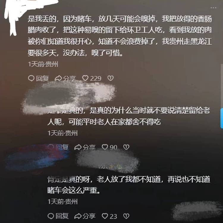 父母给的年货被子女扔进服务区垃圾箱<strong></p>
<p>安全理财产品</strong>？疑似当事人回应：实属无奈之举