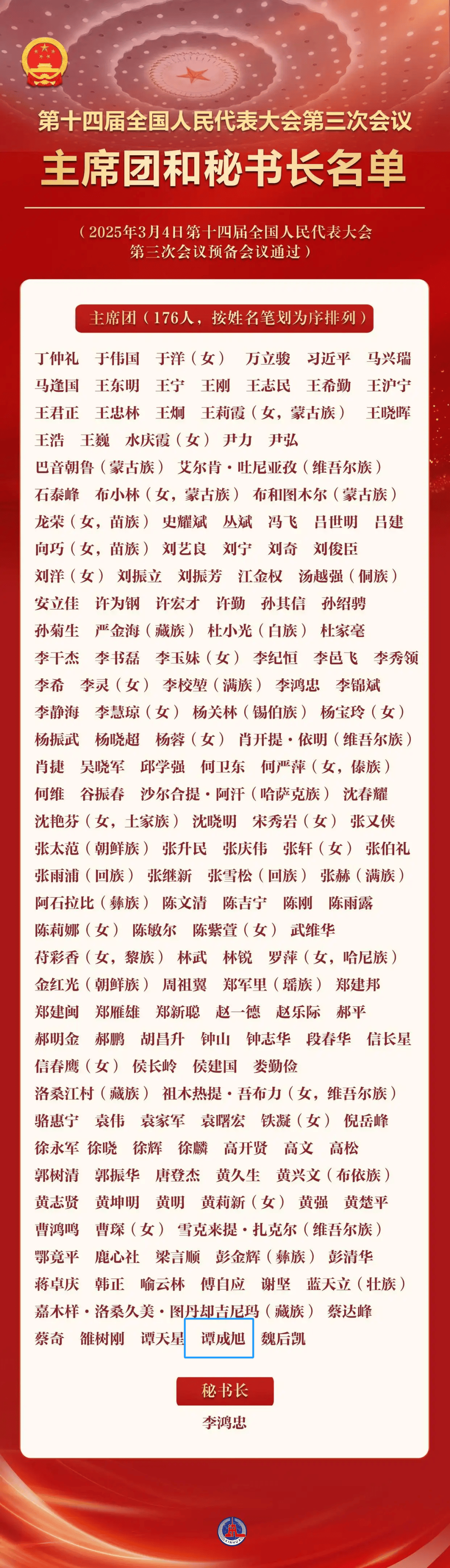 鞍钢谭成旭当选全国人大会议主席团成员<strong></p>
<p>农业银行理财</strong>！