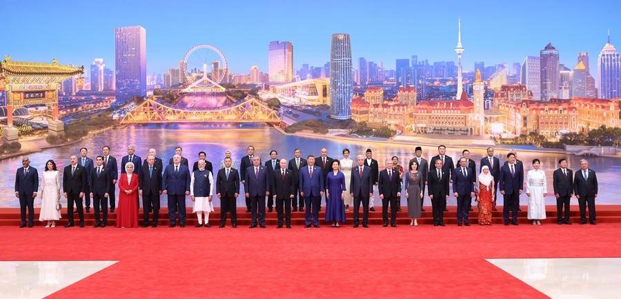 “豪华阵容”抵达津门<strong></p>
<p>平安银行理财</strong>，两场会议今天举行，世界聚焦上合天津峰会