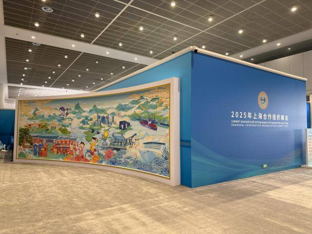 上合天津峰会22米巨幅壁画火出圈<strong></p>
<p>苏理财</strong>，这些中外元素你认出几个？