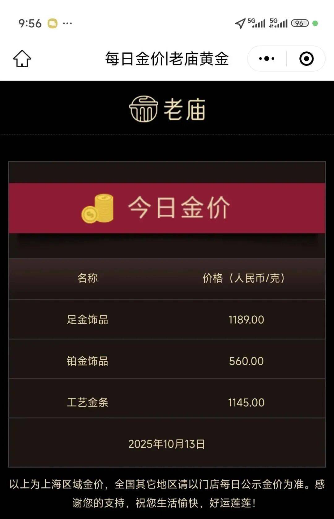 刚刚<strong></p>
<p>微信的理财</strong>，金价彻底爆了！