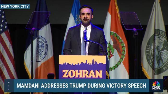 纽约当选市长强硬喊话特朗普 特朗普回应：对我客气点