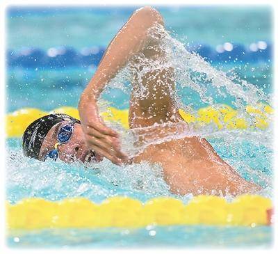 青春与速度闪耀游泳赛场（激情十五运）