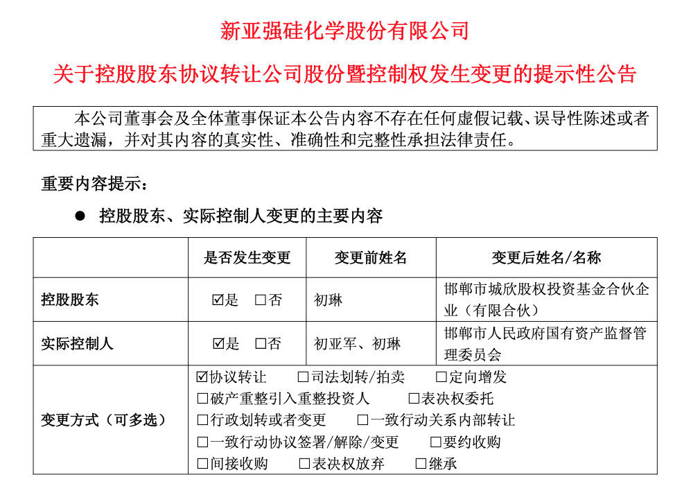 邯郸国资拟出资19.6亿元<strong></p>
<p>零钱通理财</strong>,溢价15%拿下新亚强控股权
